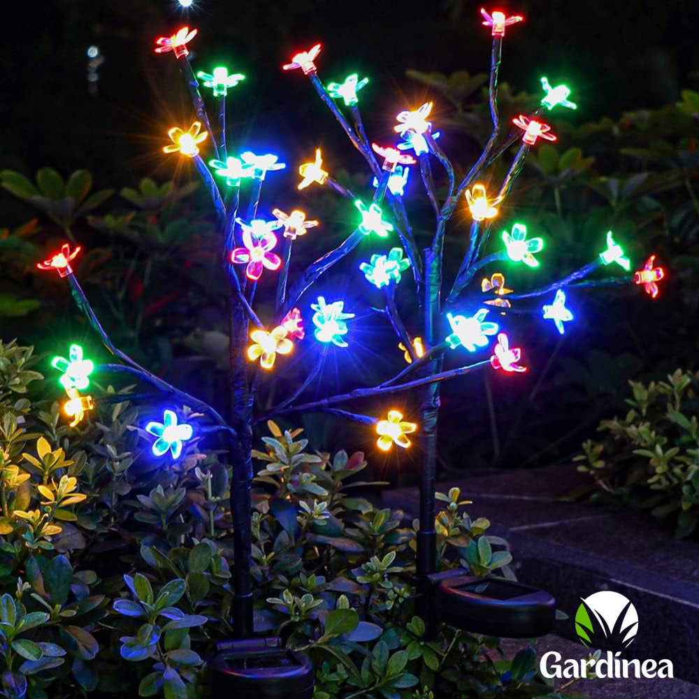 Gardinea® Cherry Blossom Solar Garden Lights