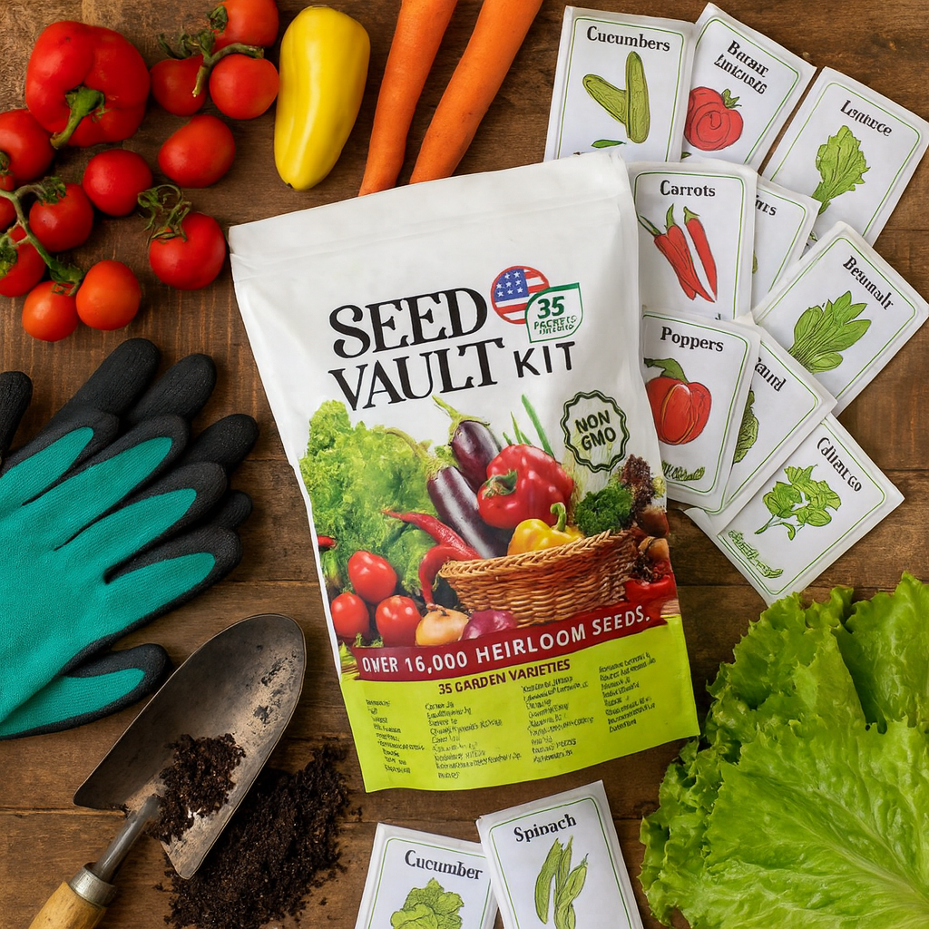 Gardinea® Vegetable Seed Vault Kit