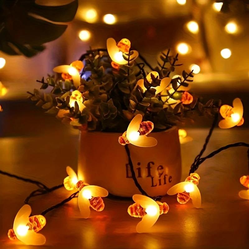 Gardinea® 50pc Bee String Lights