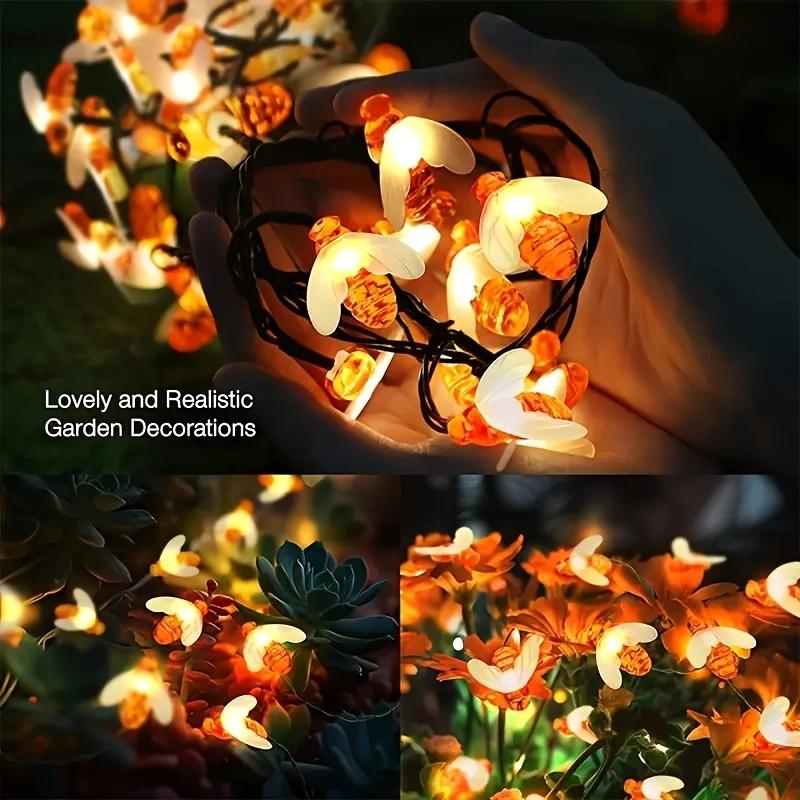 Gardinea® 50pc Bee String Lights