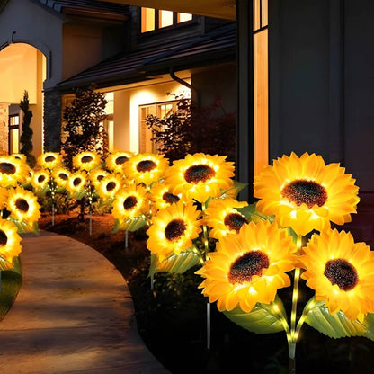 Gardinea® Solar Sunflower LED Lights
