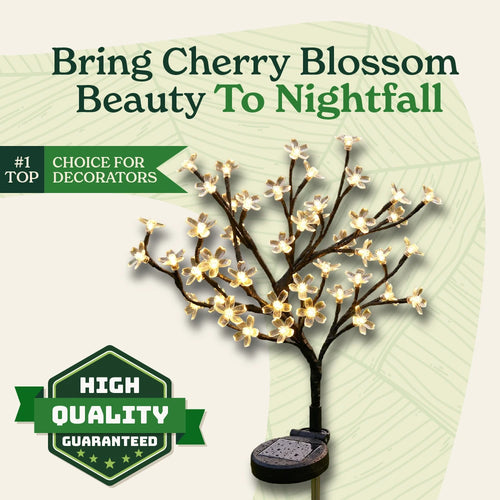 Gardinea® Cherry Blossom Solar Garden Lights