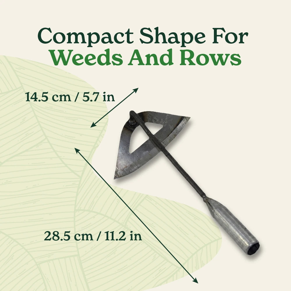 Gardinea® Hardened Hollow Hoe Tool
