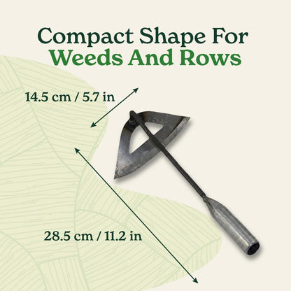 Gardinea® Hardened Hollow Hoe Tool