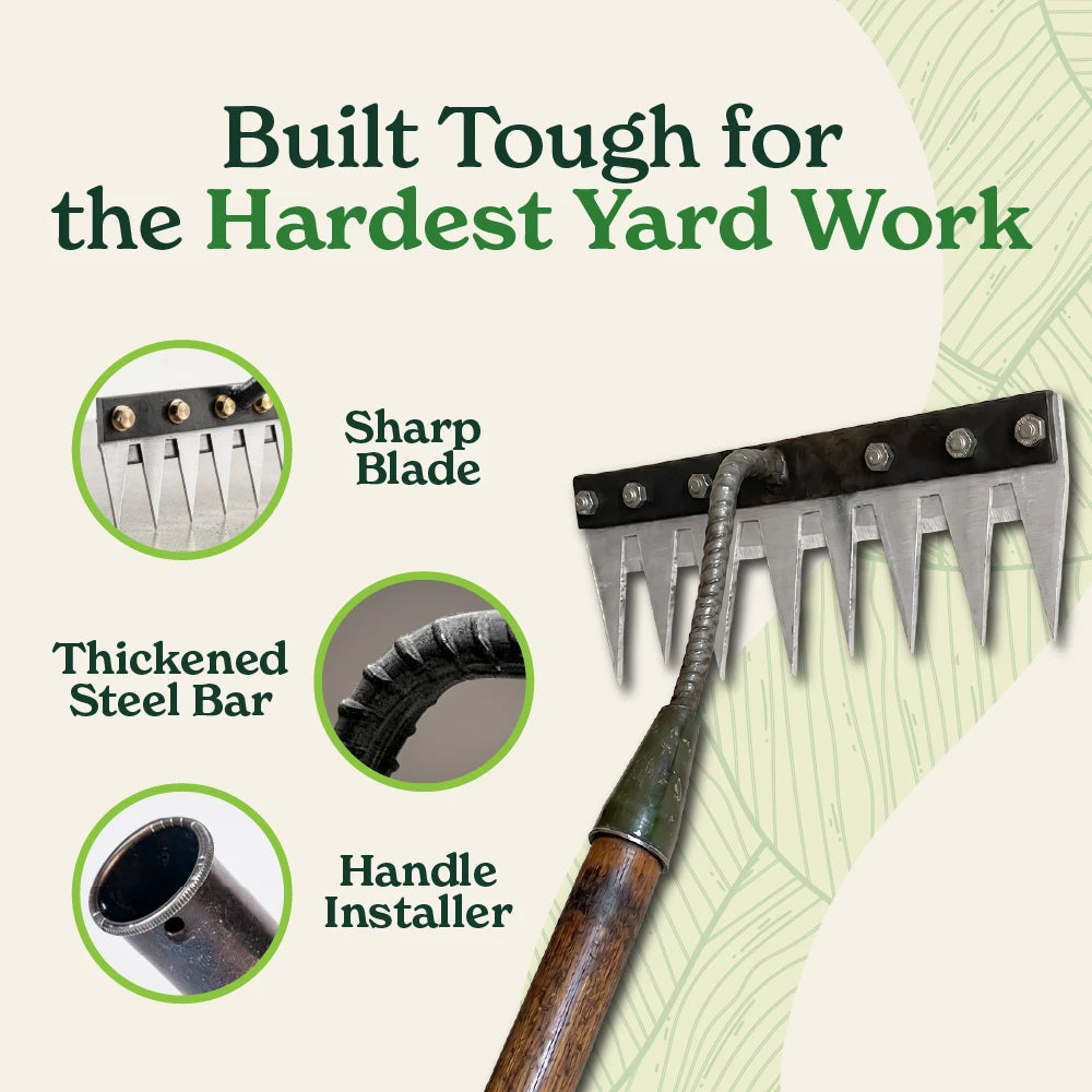 Gardinea® The Iron Weeding Rake 2.0