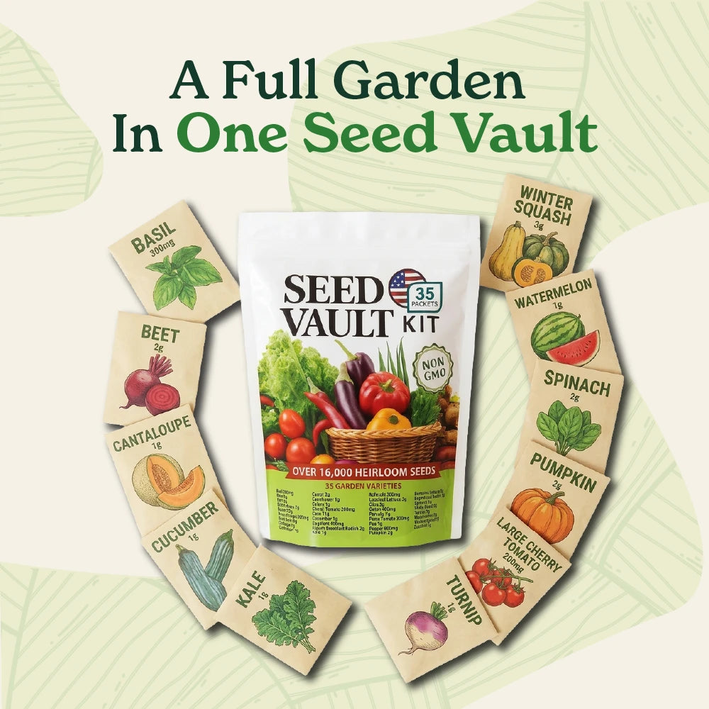 Gardinea® Vegetable Seed Vault Kit