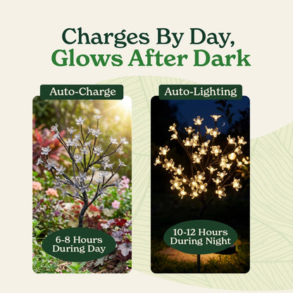 Gardinea® Cherry Blossom Solar Garden Lights