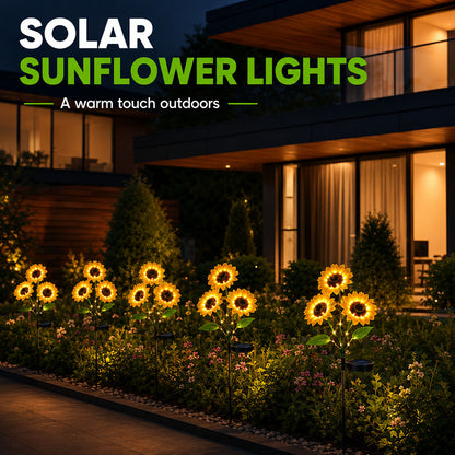 Gardinea® Solar Sunflower LED Lights