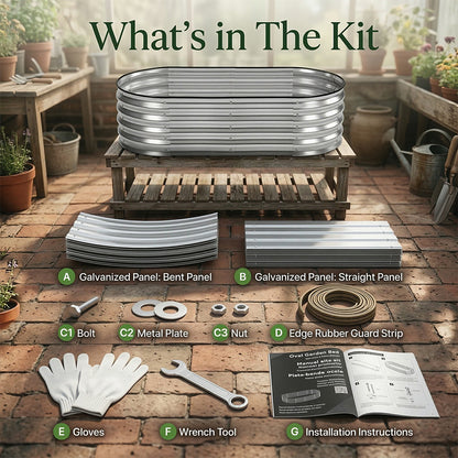 Gardinea® Metal Garden Bed