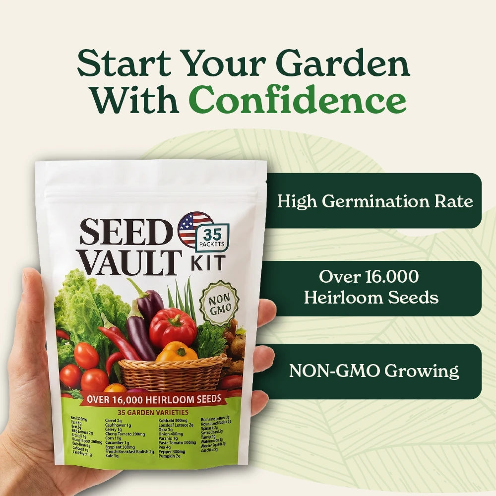 Gardinea® Vegetable Seed Vault Kit