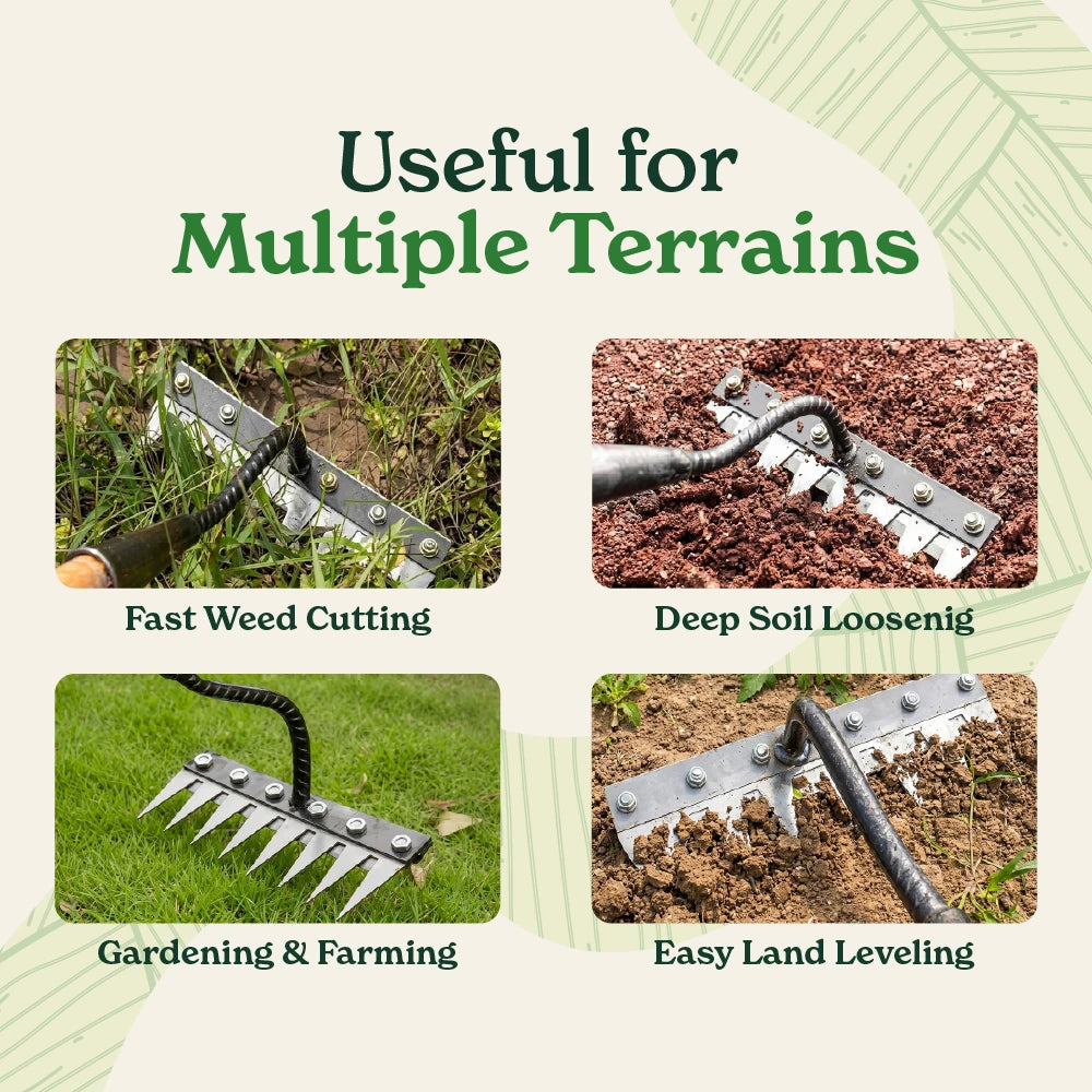 Gardinea® The Iron Weeding Rake 2.0