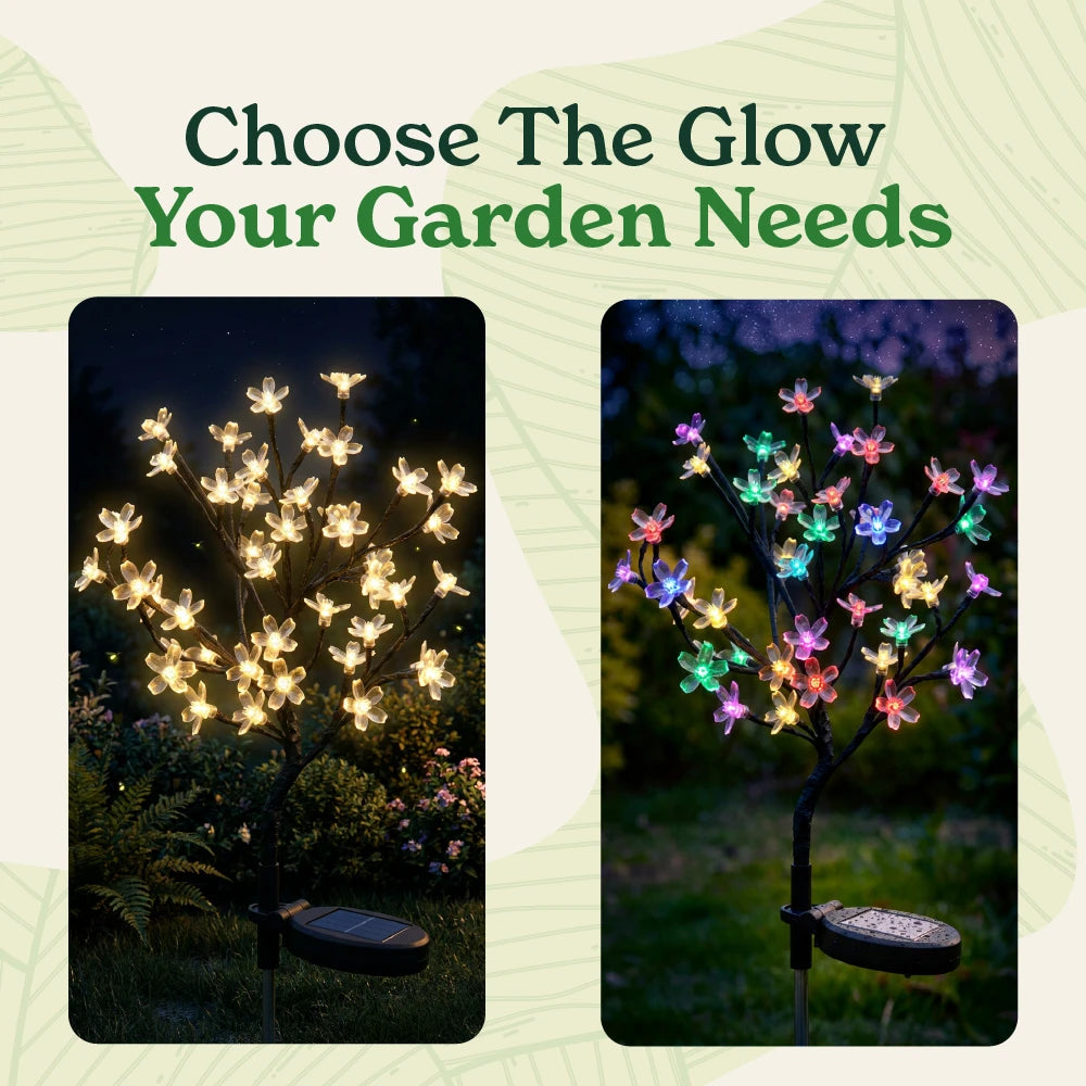 Gardinea® Cherry Blossom Solar Garden Lights