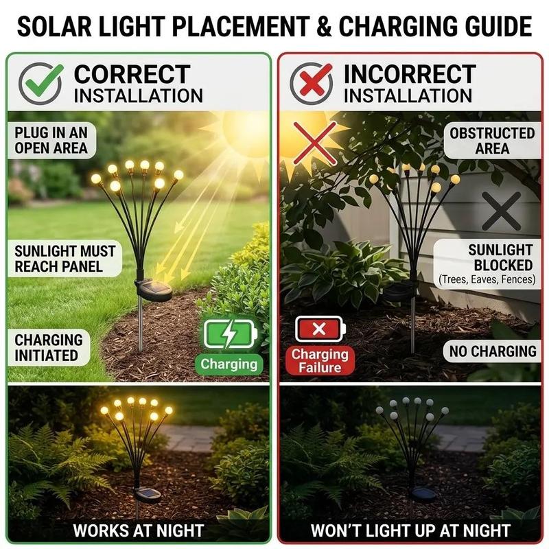Gardinea® Outdoor Solar Firefly Lights