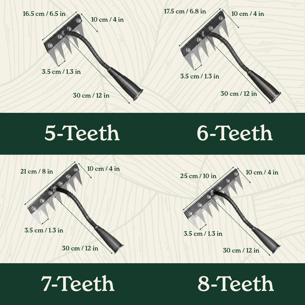 Gardinea® The Iron Weeding Rake 2.0