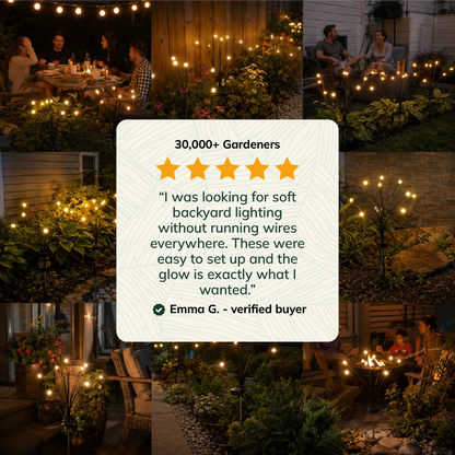 Gardinea® Outdoor Solar Firefly Lights