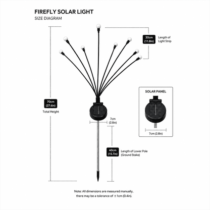 Gardinea® Outdoor Solar Firefly Lights