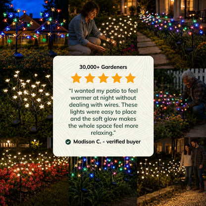 Gardinea® Cherry Blossom Solar Garden Lights