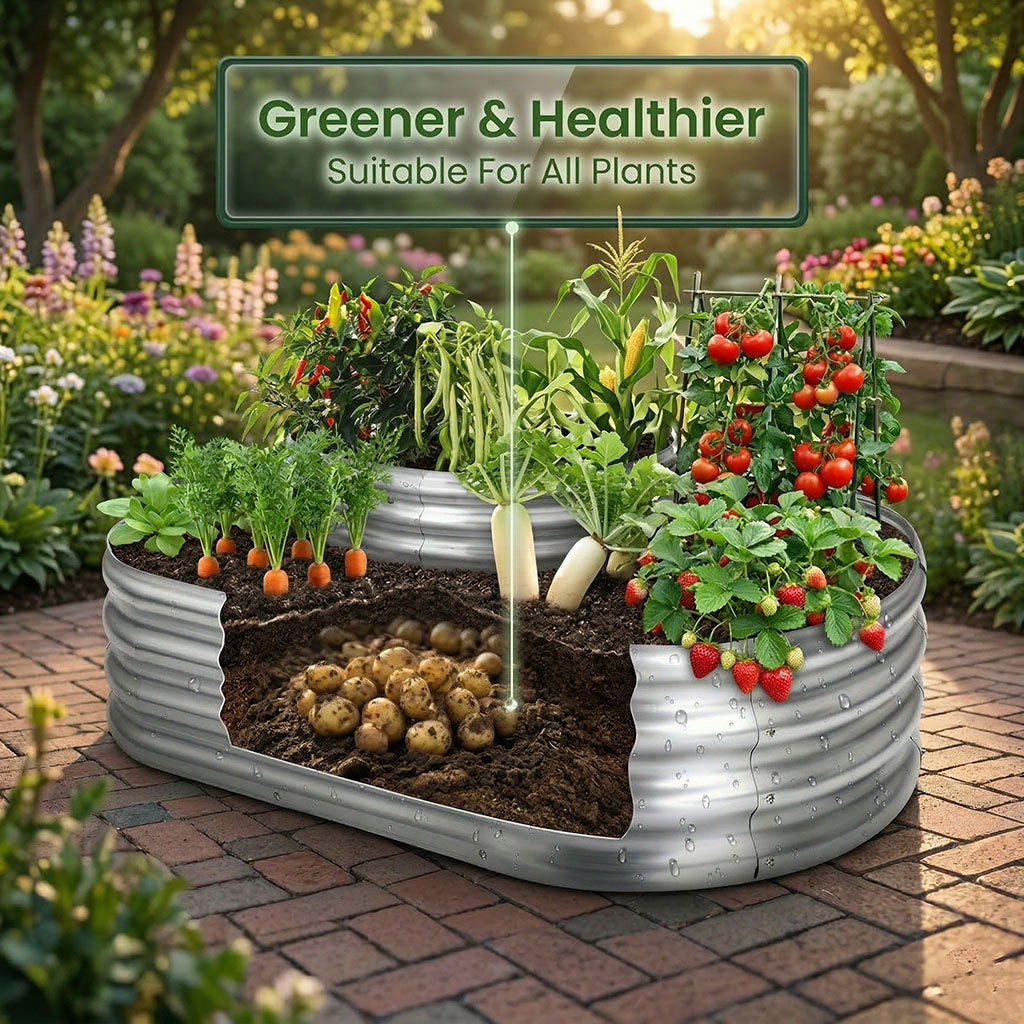 Gardinea® Metal Garden Bed