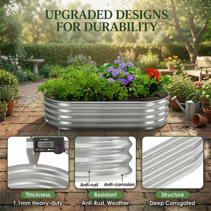 Gardinea® Metal Garden Bed