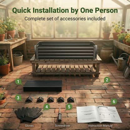 Gardinea® Metal Garden Bed 2.0