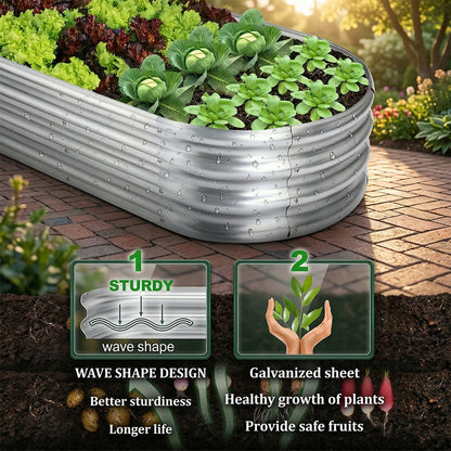 Gardinea® Metal Garden Bed