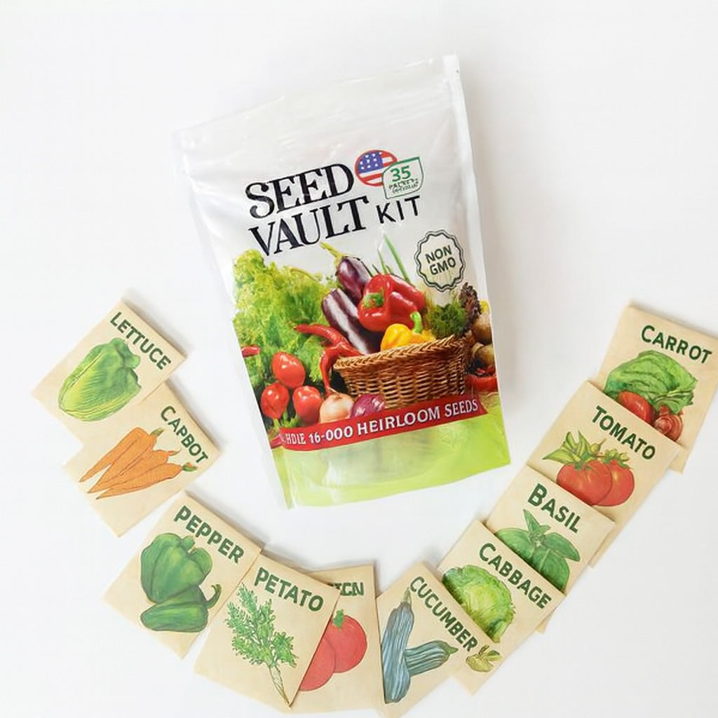 secret garden seed vault Gardinea® Vegetable Seed Vault Kit